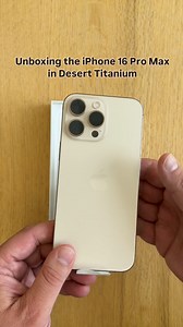 50K views · 202 reactions | Unbox the new iPhone 16 Pro Max in Desert Titanium with us. #iphone16 #iphone #unboxing | CNET | Facebook