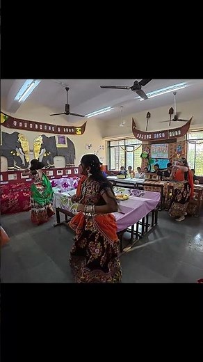 Gujarati Traditional dance in School