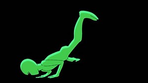 Dancing aliens. Animated dances for your music videos, live streams, and live performances. 4K Animations lovingly hand drawn for a unique and fun mood.