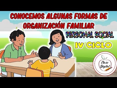 Conocemos algunas formas de organización familiar - aprendo en casa IV ciclo