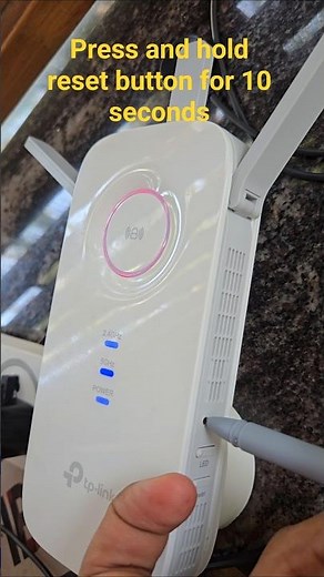 how to reset Tp-link Ac1750 Wi-fi Range Extender | tp-link reset #tplinkac1750