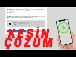 Definitive Solution to iPhone Video Playback Problem. HEVC Video Extension!