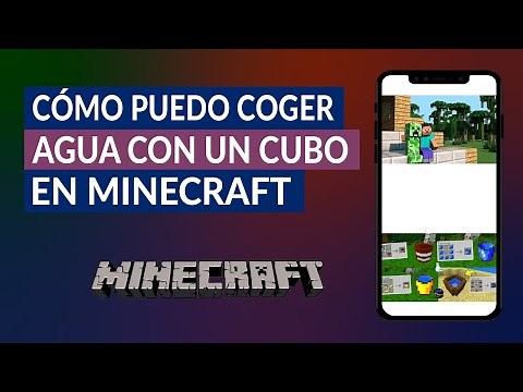 Cómo Puedo Coger Agua con un Cubo o Cubeta en Minecraft