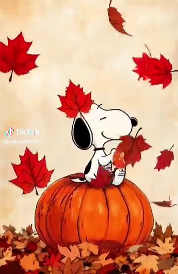 Live wallpaper Snoopy Halloween October