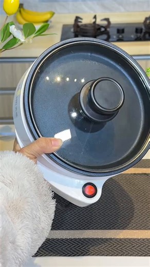 平底小煎锅插电煎蛋牛排煎锅小型麦饭石不粘锅家用煎蛋神器 带盖小煎锅