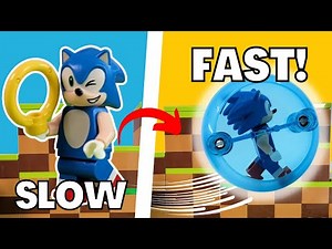 I Built LEGO Sonic a SPEED TRACK!