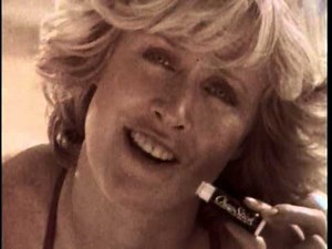 Chapstick commercial with Suzy Chaffe