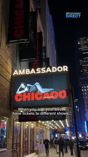 Theatre tickets take priority over friendship, we don’t make the rules. #Broadway