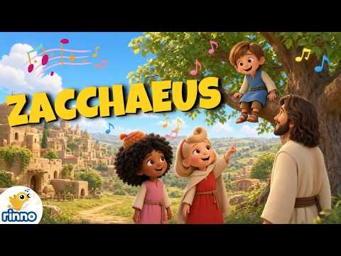 Zacchaeus Was a Very Teeny -Tiny Man | Christian Bible Song for Kids & Preschoolers