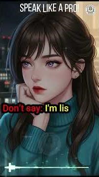 Stop using basic English ❌ and Start Speaking Like a Pro 😎