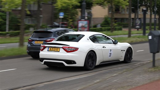 Maserati GranTurismo acceleration through traffic