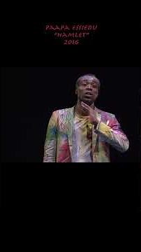 Paapa Essiedu: #Hamlet "To Be or Not to Be" soliloquy