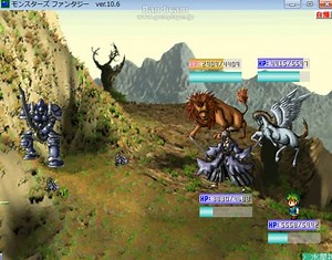 2023年末　モンスターズファンタジーW8~山（珍しい技使用）