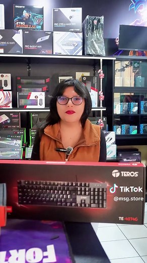 Teclado mecánico calidad precio Huancayo Teros TE-4074G 🎮#tecladomecanico #huancayo #pcgaming #pcgamer #promo