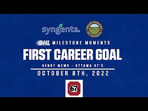 OHL Milestone | Henry Mews | First Career Goal