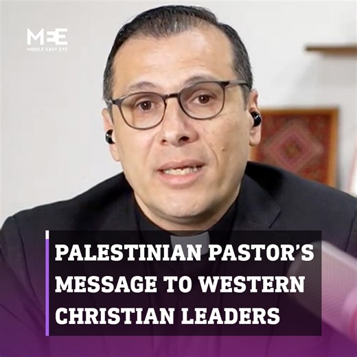 “As a follower of Christ, we have to pursue the path of peace and justice.” Palestinian pastor Munther Isaac shared a message for Christian leaders in the West while he was interviewed by American political commentator Tucker Carlson on Tuesday. Isaac pleaded them to come and listen to the stories of Palestinian Christians and highlighted how the Palestinian Christian community has been in decline under Israeli occupation. | Middle East Eye