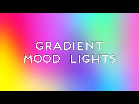 Ambient Gradient Mood LED Lights - Screensaver Lights - Relaxing Slow Moving Colors Visuals