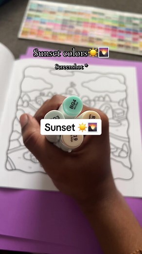 Sunset Coloring with SFAIH 216 Pack — Easy Gradient Tutorial