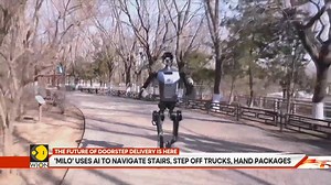 #Gravitas | The future of doorstep delivery is here. Swiss robotics firm RIVR has unveiled ‘Milo,’ a four-legged AI-powered robot that can climb stairs, navigate sidewalks, and even hand-deliver packages Rahesha Sehgal brings you this report | WION