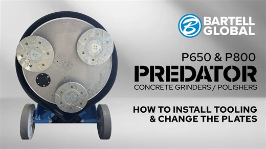 How to Instal Tooling and Switch Tooling Plates on the Predator P650 and P800 Grinders