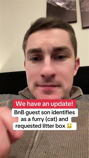 Litter Box Update for BnB Guest's Furry Son 🐱