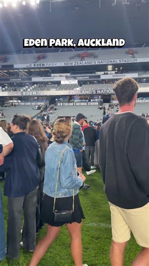 Fans Allowed on the Field at Eden Park After Rugby Match 🏉 | Meet the Players in Auckland