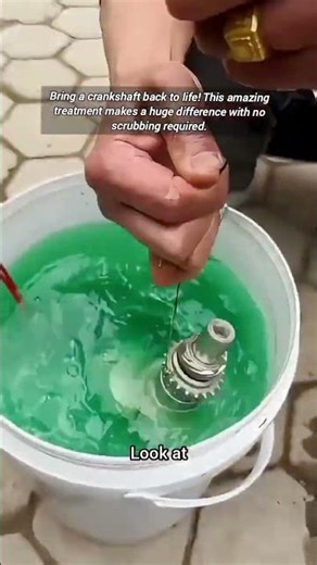 Crankshaft Cleaning Process.