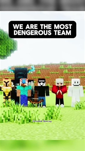 Minecraft Most Dangerous Team V/S W Team #minecraft #herobrine #foryou