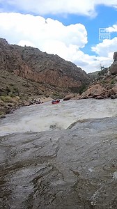 Thrilling first-person GoPro footage captures the moment a woman was rescued after falling out of her boat during a whitewater rafting trip on May 27. ‘I was pretty scared for her because I knew it was rough and I don’t want to be in the water either, so it was scary I think for everyone,’ said Chris Dean, a fellow participant on the rafting tour who rescued the unnamed woman, via KDVR. Dean also praised the rafting excursion’s staff for preparing all attendees ahead of time. ‘We all knew what t