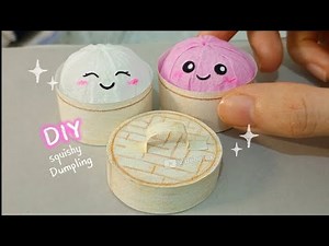 ✨ DIY Viral Dumpling Squishy | ASMR | Drawing