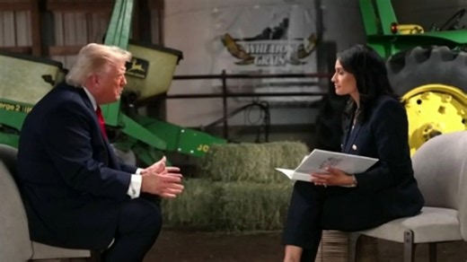 Trump storms out of NBC interview after being pressed about election fraud claims