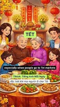 LUYỆN NGHE TIẾNG ANH GIAO TIẾP LEVEL A2/B1 - TẾT HOLIDAY - EASY ENGLISH PODCAST #hoctienganh
