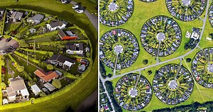Brøndby Garden City In Denmark Is A Place Where Communities Live In Circle Gardens Together