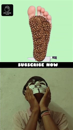 FOOT DEEP CLEANING | ASMR ANIMATION | ASMR TREATMENT VIDEO #asmr #animation #shorts #shortvideo