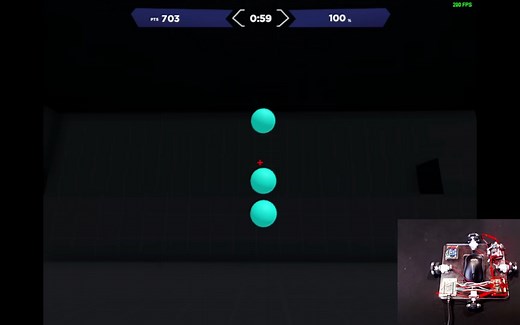 【真·物理外挂】FPS自瞄机器人射击测试得分超越职业选手