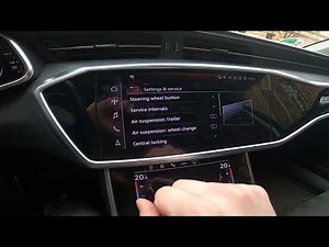 To reset the service indicator of the Audi A6 C8.