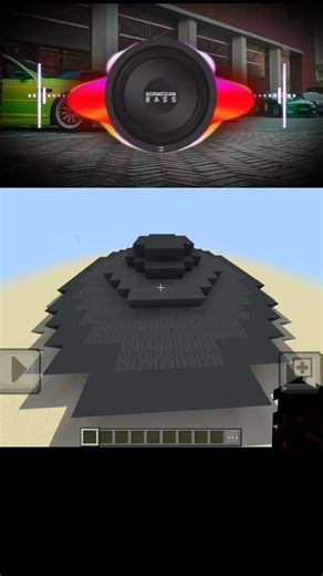 21 inch Subwoofer bass test in Minecraft | Don't let me down #minecraft #bassboost