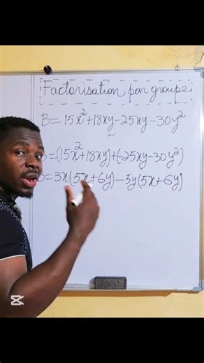 2.7K views · 35 reactions | Factorisation par groupe | Kesnel Joassaint | Facebook