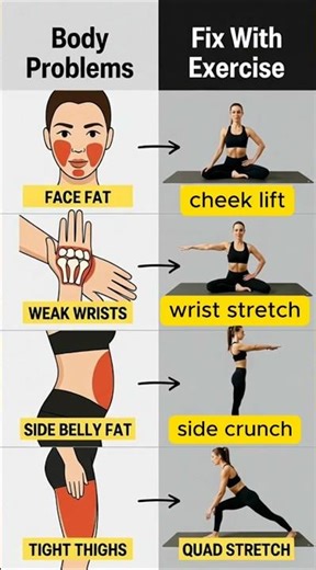 Fix Your Body in Minutes – 4 Problems, 4 Exercises!