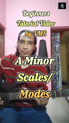 A Minor Scales/ Modes Lesson | Guitar Tutorial Video for Beginners by VMS #guitarlessons