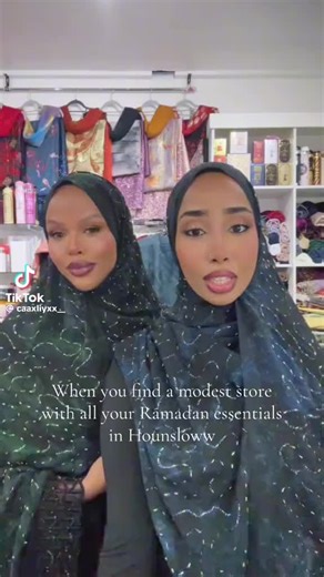 Beautiful hijabs, abayas, diracs and all other essentials, visit us at 218 Hounslow High Street, TW3 1HB (opposite H&M) #fyp #abaya #hounslow #modestfashion