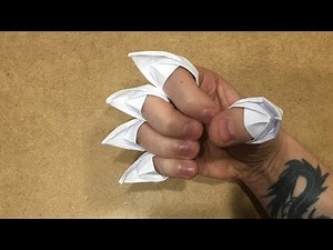 Origami Claws | How to make Paper Cat Claws - Easy Origami Step by Step