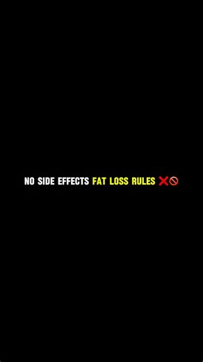 Fat loss ke side effects tab aate hain jab rules galat follow kiye jaate hain. Healthy fat loss ka matlab extreme dieting, starving ya over-cardio nahi hota. No side effects fat loss rules simple hain: calorie control, high protein intake, strength training, proper sleep aur patience. Jab aap crash diet, sugar binges aur shortcuts avoid karte ho, toh fat loss naturally hota hai — bina weakness, hair fall ya hormonal issues ke. Fast nahi, sustainable fat loss hi real success hai. Save this reel i