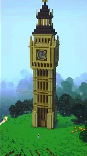 Simple Minecraft Big Ben Guide! #Shorts #minecraft #big_ben #gaming