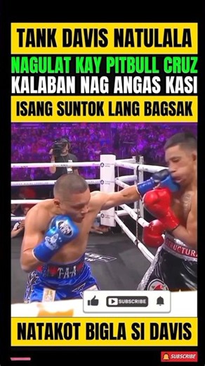 PITBULL CRUZ! GINULAT SI TANK DAVIS! KALABAN TINAMAAN BUMAGSAK!