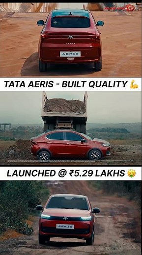 Tata Aeris 2026 Launched at ₹5.29 Lakh! 😱 | Safety 💪 #tataaeris #sedan