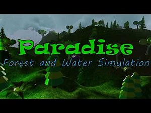 Paradise - Forest and Water Simulation - Java & LWJGL