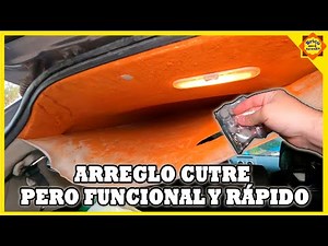 How to fix a sagging or loose car roof easily without disassembling it.