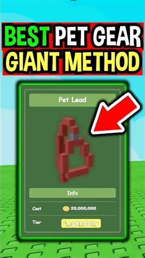 BEST PET GEAR in Roblox Grow a Garden..