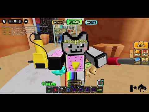 playing Dump(caylus new roblox game)